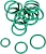 13-0681 Кольцо уплотнительное фитинга 8мм 3/8 №6 O-RING